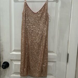 Sequin mini dress